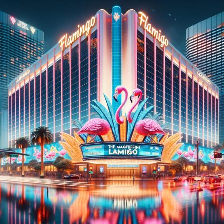 De Prachtige Flamingo Hotel en Casino in Las Vegas
